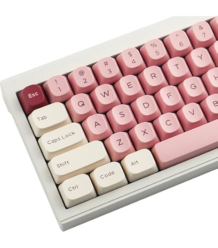 Amazon.com: Domikey Pearl Cherry Profile abs doubleshot Backlit